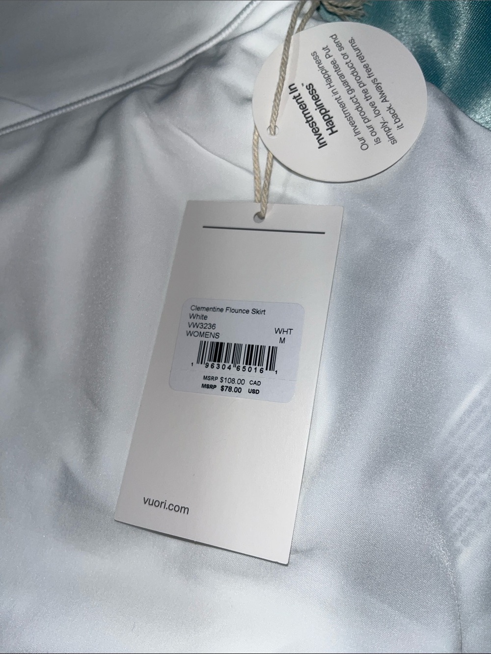 Clementine Flounce Skirt White - Picture 2 of 3
